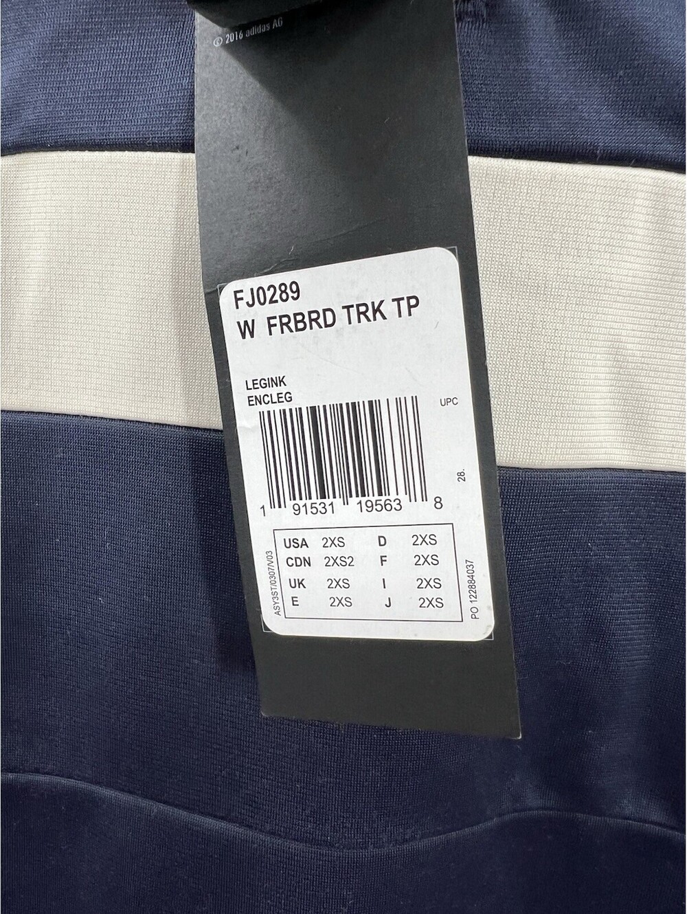 Y-3 Yohji Yamamoto Track Top Navy Cream Firebird Half Zip Kangaroo NWT XXS - Picture 3 of 3